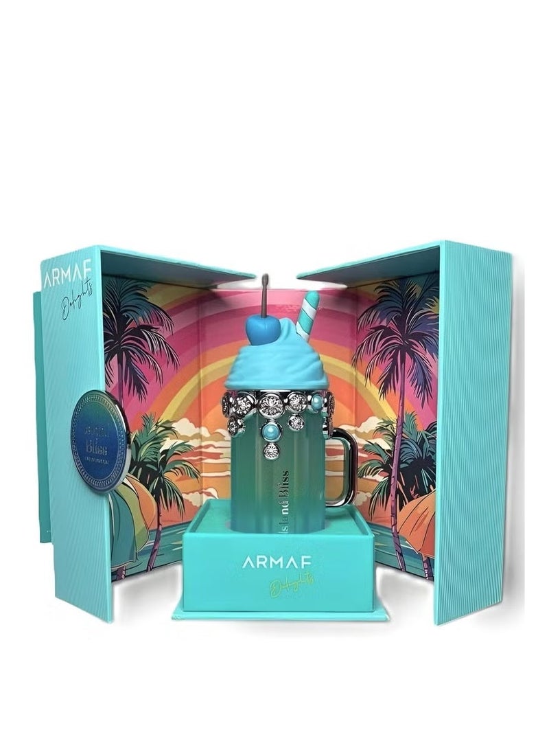 Armaf Perfumes Delights Island Bliss Eau De Parfum 100ml Blue, Perfume For Women, Fragrance For Her - Image 3